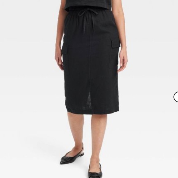 BNWT Linen Cargo Skirt - Picture 8 of 11
